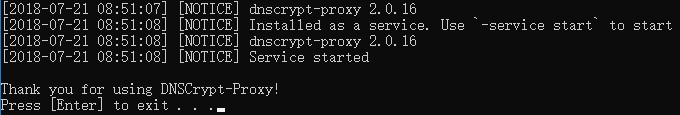 DNSCrypt-Proxy 服务安装